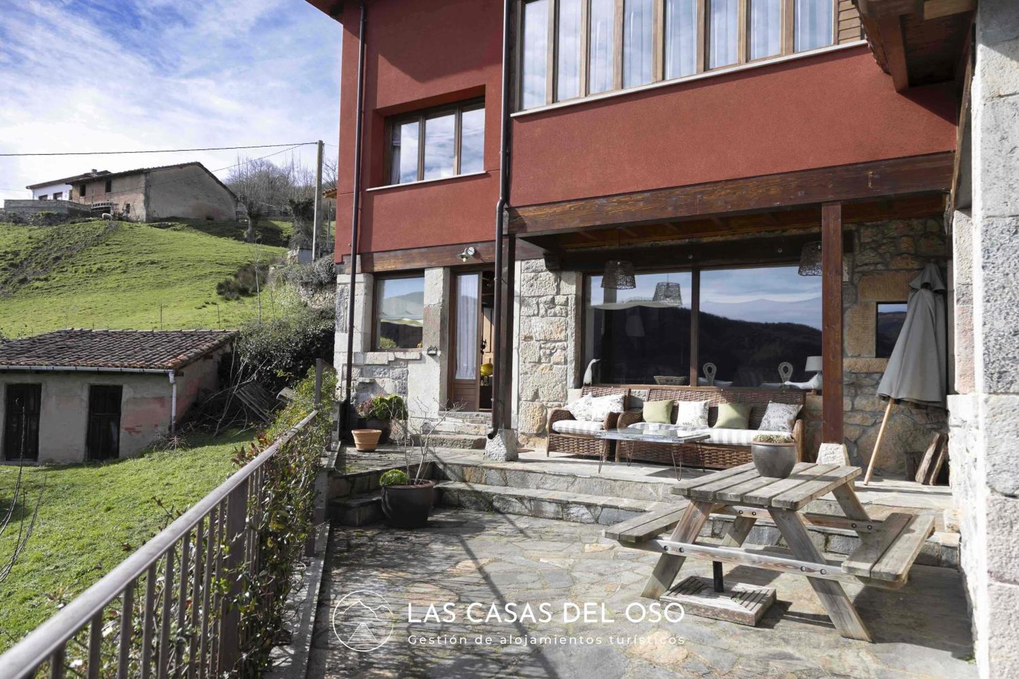 El Mirador De San Trocaya - Las Casas Del Oso Villamarcel Экстерьер фото