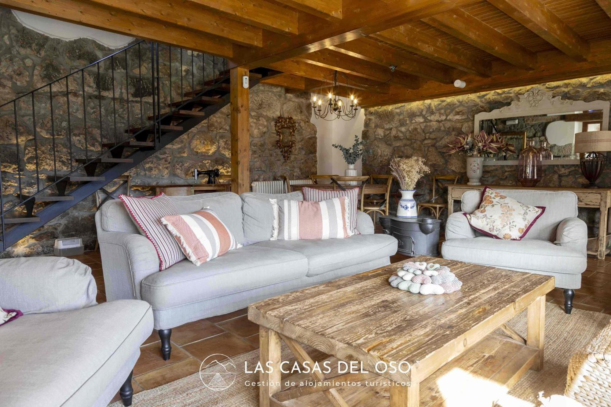 El Mirador De San Trocaya - Las Casas Del Oso Villamarcel Экстерьер фото